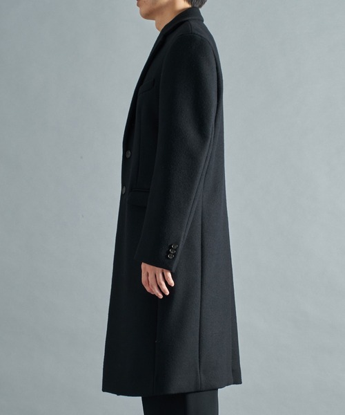 THE Cashmere wool チェスターコート/柔らかな肌触り/カシミヤ混