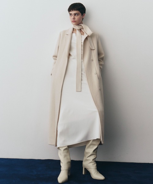 SNIDEL（スナイデル）の「ベルテッドレディコート（チェスターコート