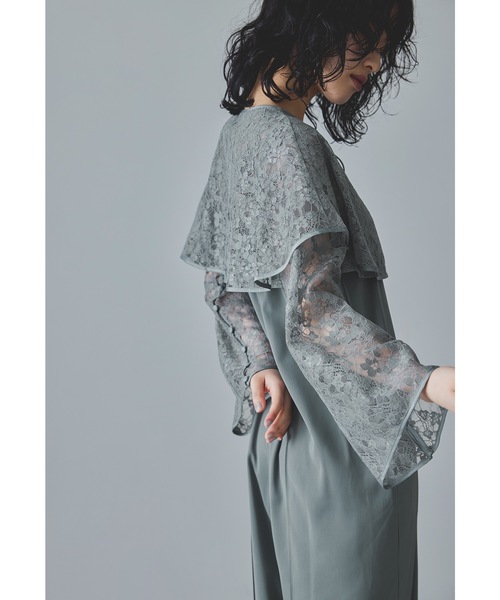 レースボレロパンツドレス パーティードレス オケージョンドレス 結婚