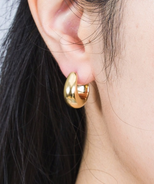 TOMWOOD】ice hoop small アイスフープ ゴールド ピアス ユニセックス