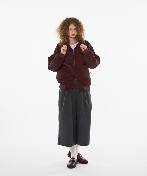 セール】DRAW CODE DOUBLE ZIP 2WAY CORDUROY BLOUSON / ドローコード