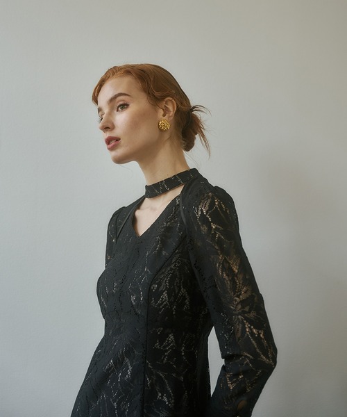 ANDRESD（アンドレスド）の「バックオープンティアドロップドレス