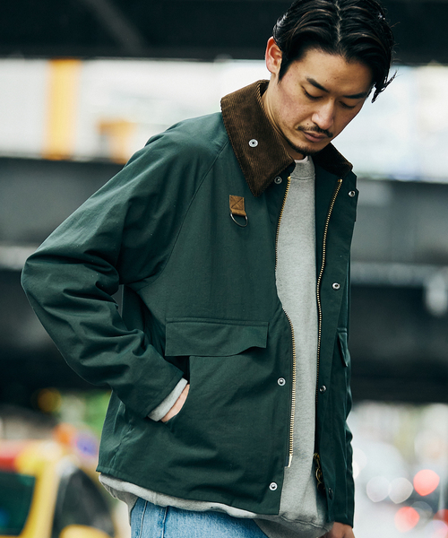 Barbour バブアー SPEY スペイ BEAMS別注 玉虫色 Mサイズ Barbour