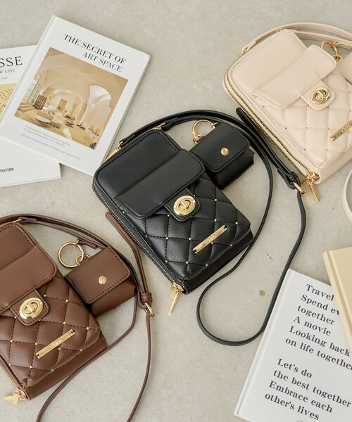 キルティングスマホショルダーバッグ（ショルダーバッグ）｜Chico