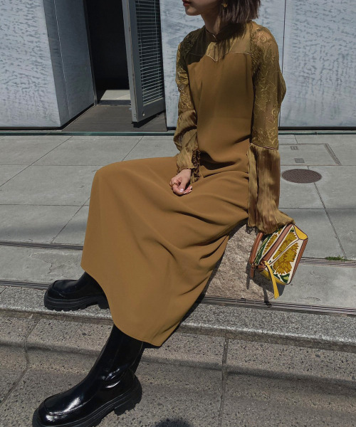 Ameri（アメリ）の「PIAO LIANG LACE DRESS（ワンピース）」 - WEAR