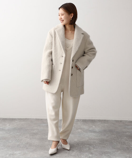 SLOBE IENA（スローブイエナ）の「シャギージャケットコート（その他