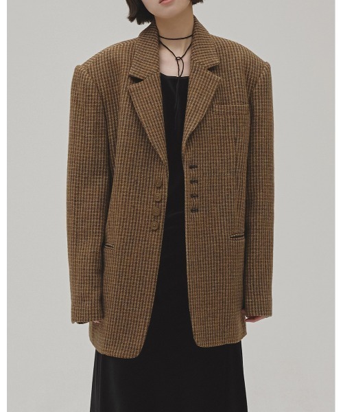 Wool100% Check Jacket（テーラードジャケット）｜TODAYFUL（トゥデイ