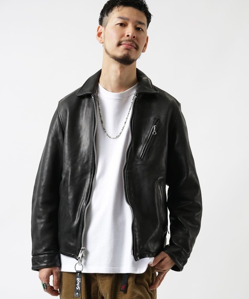 FREAK'S STORE（フリークスストア）の「ラムレザー シングルライダース