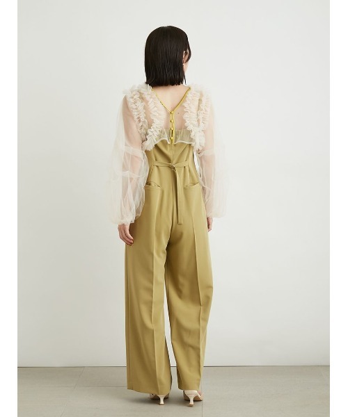 LILY BROWN（リリーブラウン）の「チュールボレロセットコンビネゾン