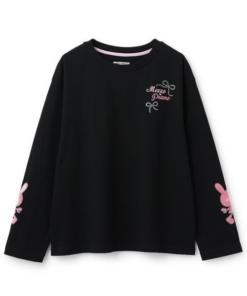 ベリエちゃん 袖アップリケTシャツ（Tシャツ/カットソー）｜mezzo