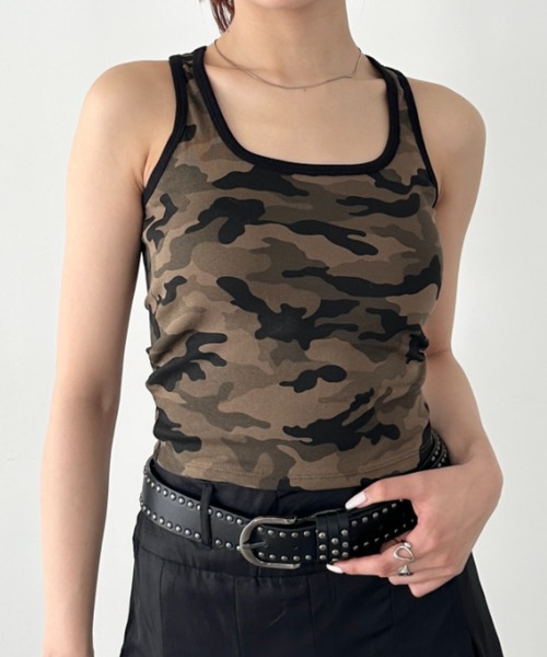 CHROME HEARTS リブ編みタンクトップ Chrome hearts LOVE YOU RIB TANK