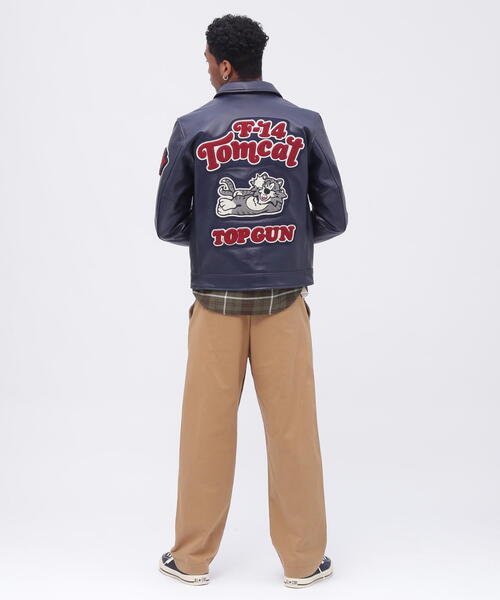 セール】LEATHER JACKET TOMCAT / レザー ジャケット トムキャット