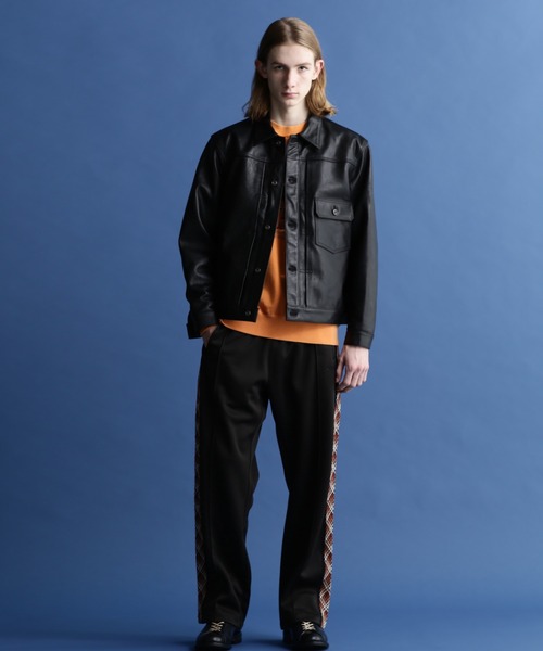 Schott「SHEEP LEATHER 1st TRACKER JACKET」