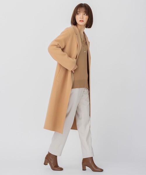 23区（ニジュウサンク）の「ウールリバー ロングコート（チェスター