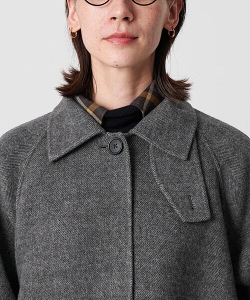 セール】リバー ステンカラー ロングコート（ステンカラーコート