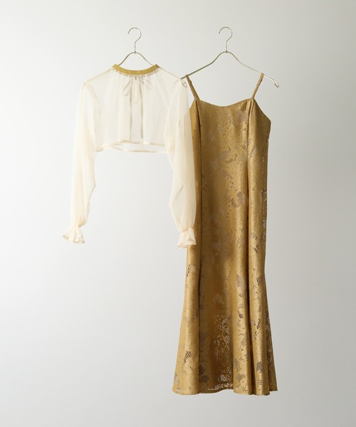 セール】チュールボレロセット メニーウエイ パーティー ドレス 結婚式