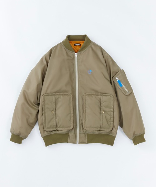 Not So Ape（ノットソーエイプ）の「バックロゴ ボンバージャケット