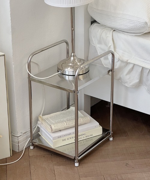 vintage ステンレス サイドテーブル 無機質 モダン ミッドセンチュリー