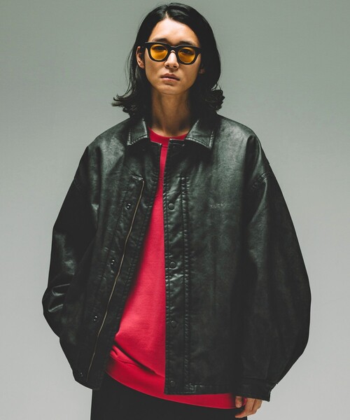 nautica レザージャケット NAUTICA」 ブルゾン X-LARGE ブラック