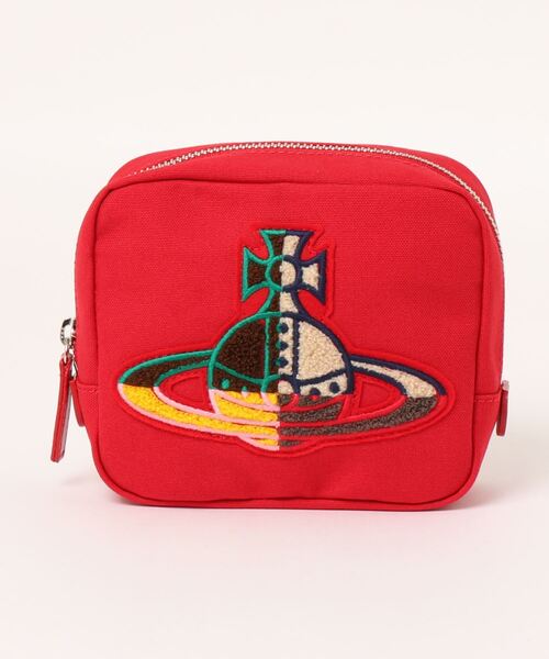 ｸｫｰﾀｰｵｰﾌﾞさがら刺繍ｽｸｴｱﾎﾟｰﾁ（ポーチ）｜Vivienne Westwood