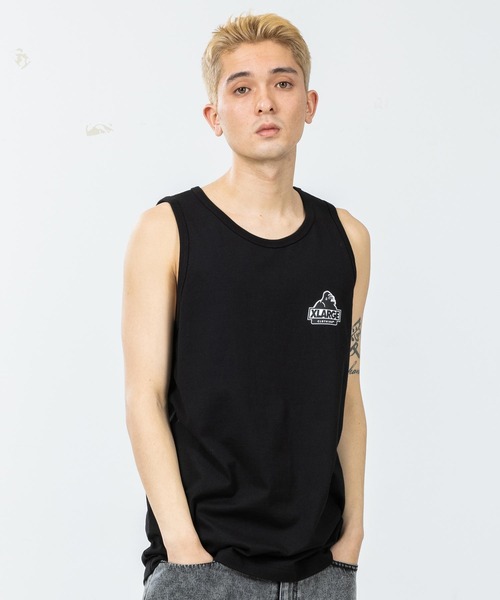 XLARGE タンクトップ XLARGE / OLD ENGLISH WAFFLE TANK TOP