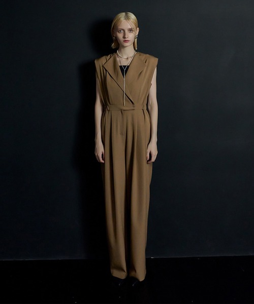 Standout collar all-in-pants（パンツドレス）｜et.UNiVER（エト