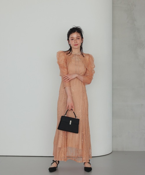 ボレロレイヤーレースドレス成人式同窓会二次会（ドレス）｜Dorry Doll