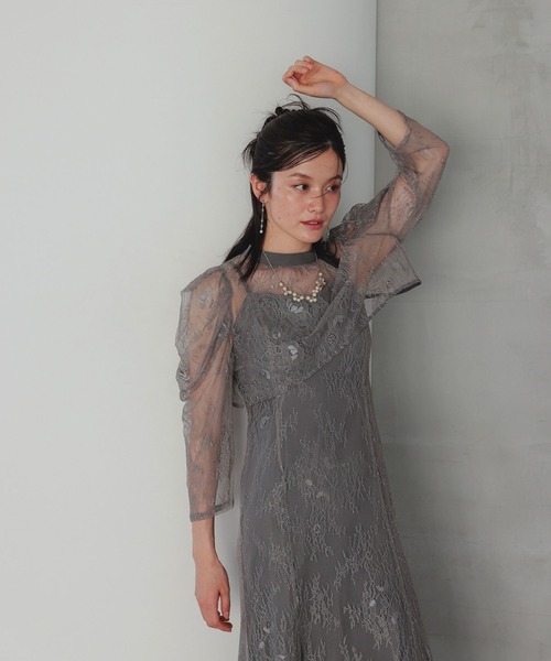 ☆新品☆ドリードール ボレロレイヤーレースドレ グリーンS Dorry Doll