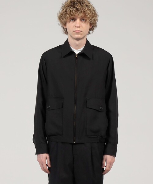 セール】シルク ジップアップブルゾン（ブルゾン）｜TOMORROWLAND