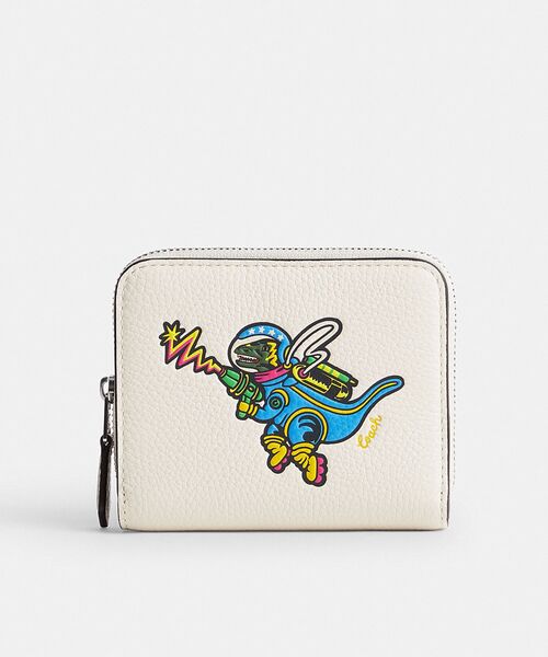 コーチ コズミック レキシー 二つ折り財布 ラウンドジップ 宇宙 CW463