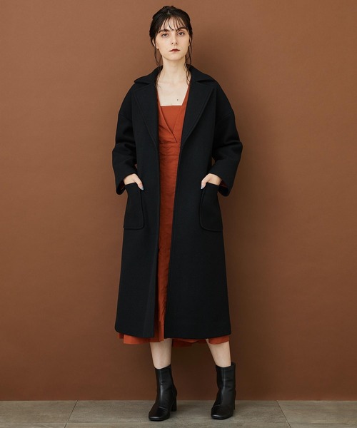 STUDIOUS】ウールニードルベルテッドコート（その他アウター
