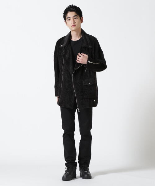 SHARESPIRIT レザーライダースジャケット メンズM シェアスピリット