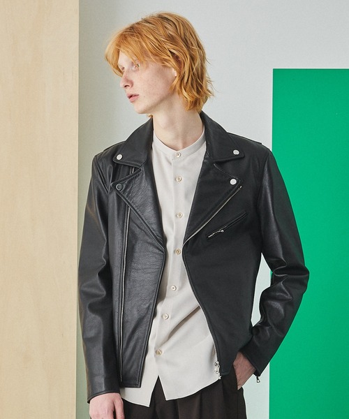 united tokyo カウレザー襟付きライダース サイズ1