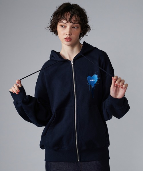 HEART LOGO FULL-ZIP HOODIE / ハートロゴフルジップフーディ
