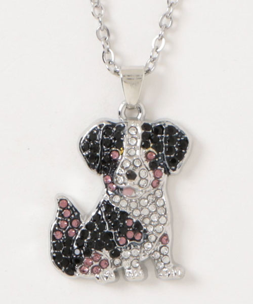 float】ジュエリー ドッグ モチーフ ネックレス【28パターン展開