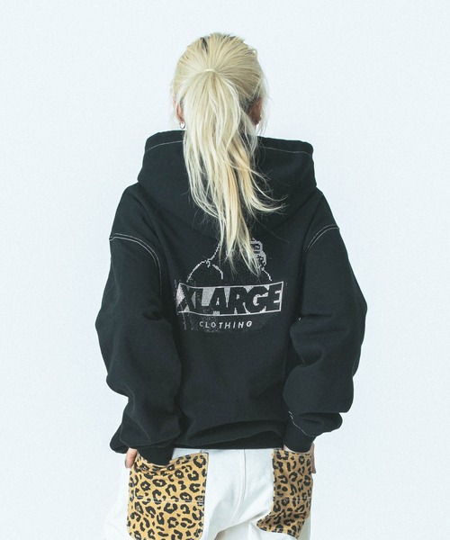 XLARGE（エクストララージ）の「RHINESTONE OG ZIP HOODED SWEATSHIRT