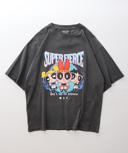 セール】Powerpuff Girls パワーパフガールズ ピグメントWASH オーバー