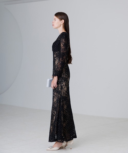 セール】【LEJA LUXE】ツイストオープンレースストーンマーメイド