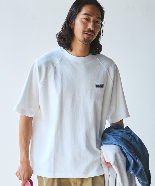 オーラルラビリンスビックシルエットTシャツ白色