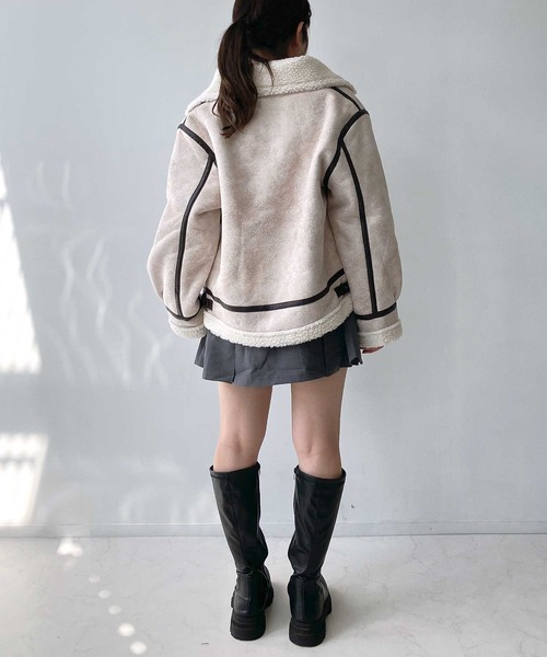 アズノウアズデワン リアルムートンコート 未使用 ② AS KNOW AS - ⑩7