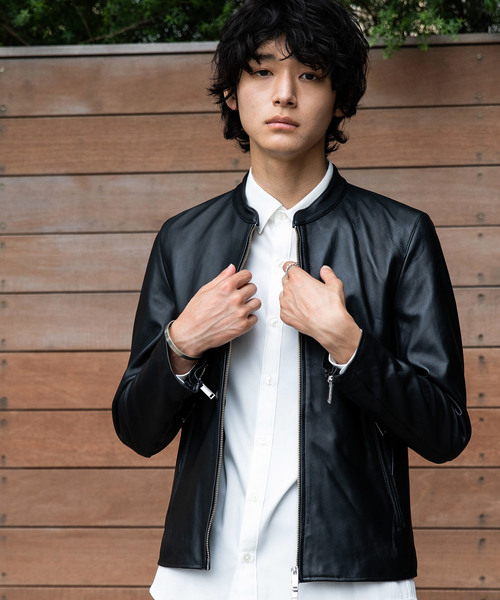 STUDIOUS（ステュディオス）の「【STUDIOUS】ラムレザーシングル