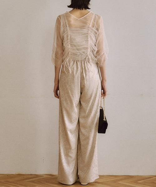 LE'RURE（リルアー）の「Many way tulle pants dress【低身長向け