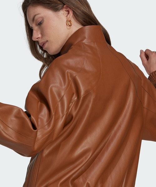 adidas（アディダス）の「フェイクレザージャケット / アディダス