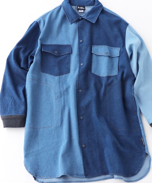 ストレッチデニムロング シャツジャケット | ジムマスター（gym master