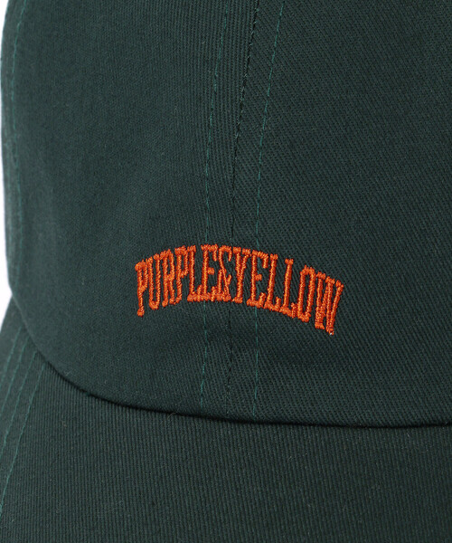 Purple&Yellow（パープルアンドイエロー）の「ロゴ刺繍キャップ