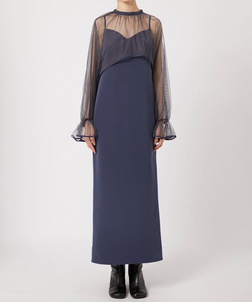 セール】【AMERI/アメリ】MANY WAY AIRY VEIL DRESS（ワンピース