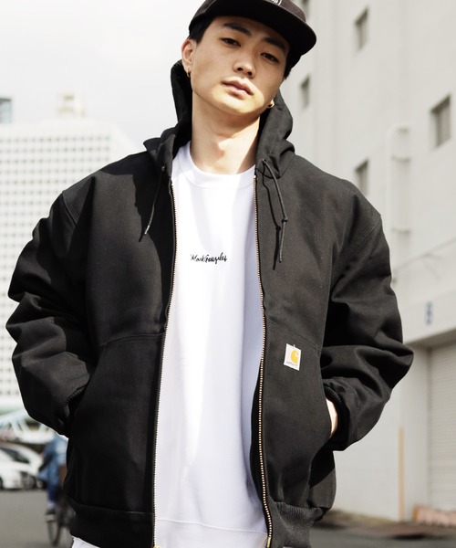 短丈］ブラック Carhartt アクティブジャケット 希少なsサイズ