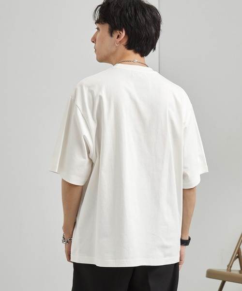 ワンポイントデザイン刺繍 アソート オーバーサイズ半袖Tシャツ MONO