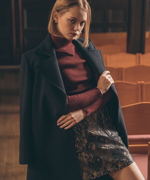 AMBIENT（アンビエント）の「メルトンウールラップコート（チェスター