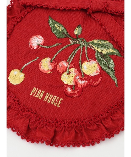 ピンクハウス ブルーベリー刺繍ワッペンブローチ 新品 ウィンター